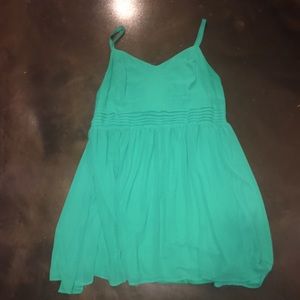 Green Spaghetti Strap Torrid Dress